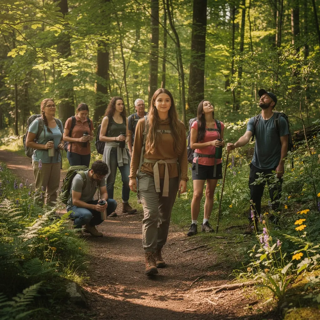 Csoportos meditációs foglalkozás, ahol a résztvevők nyugodtan ülnek, és figyelik a belső érzéseiket.